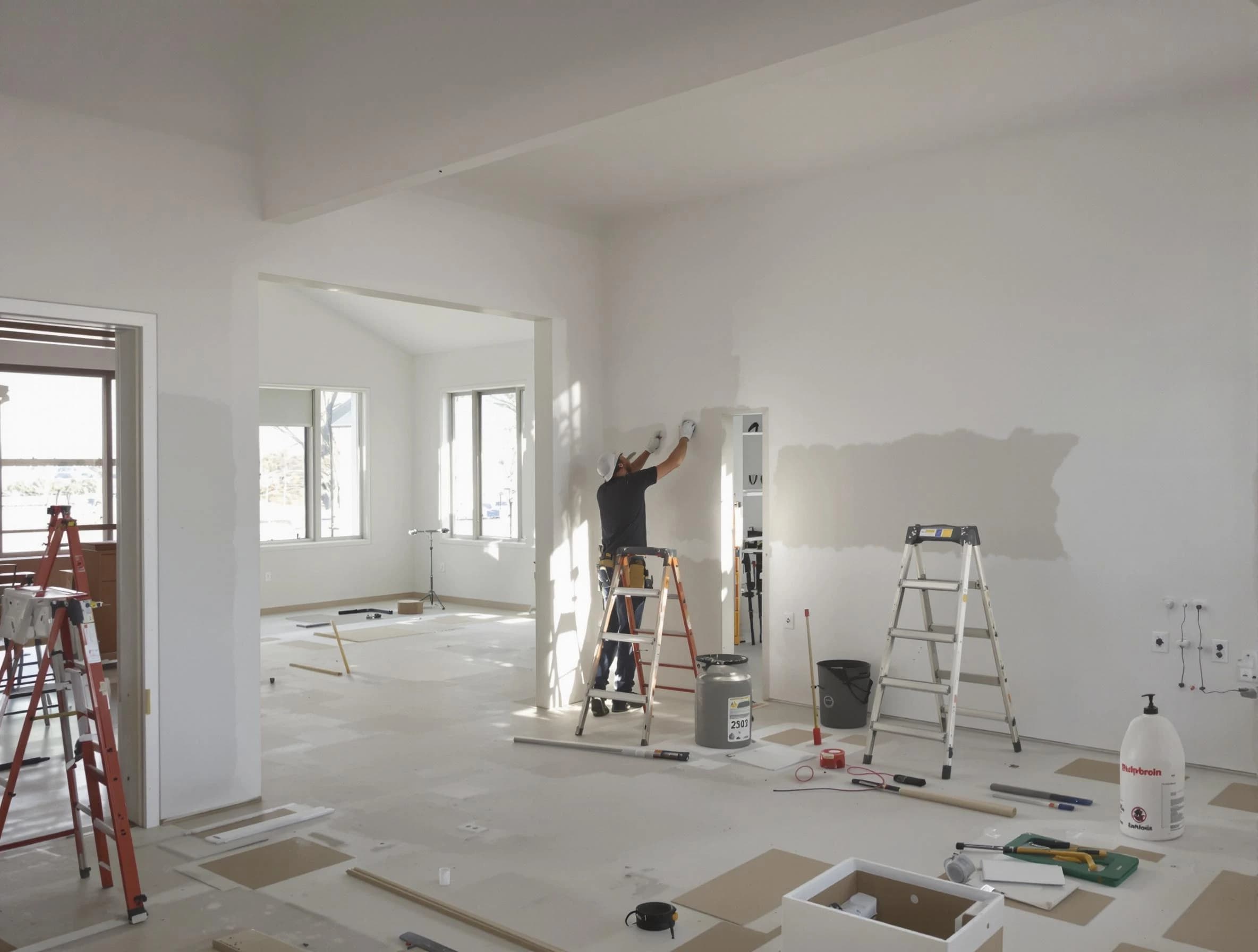 Detailed drywall installation with Gilbert House Painters in Gilbert