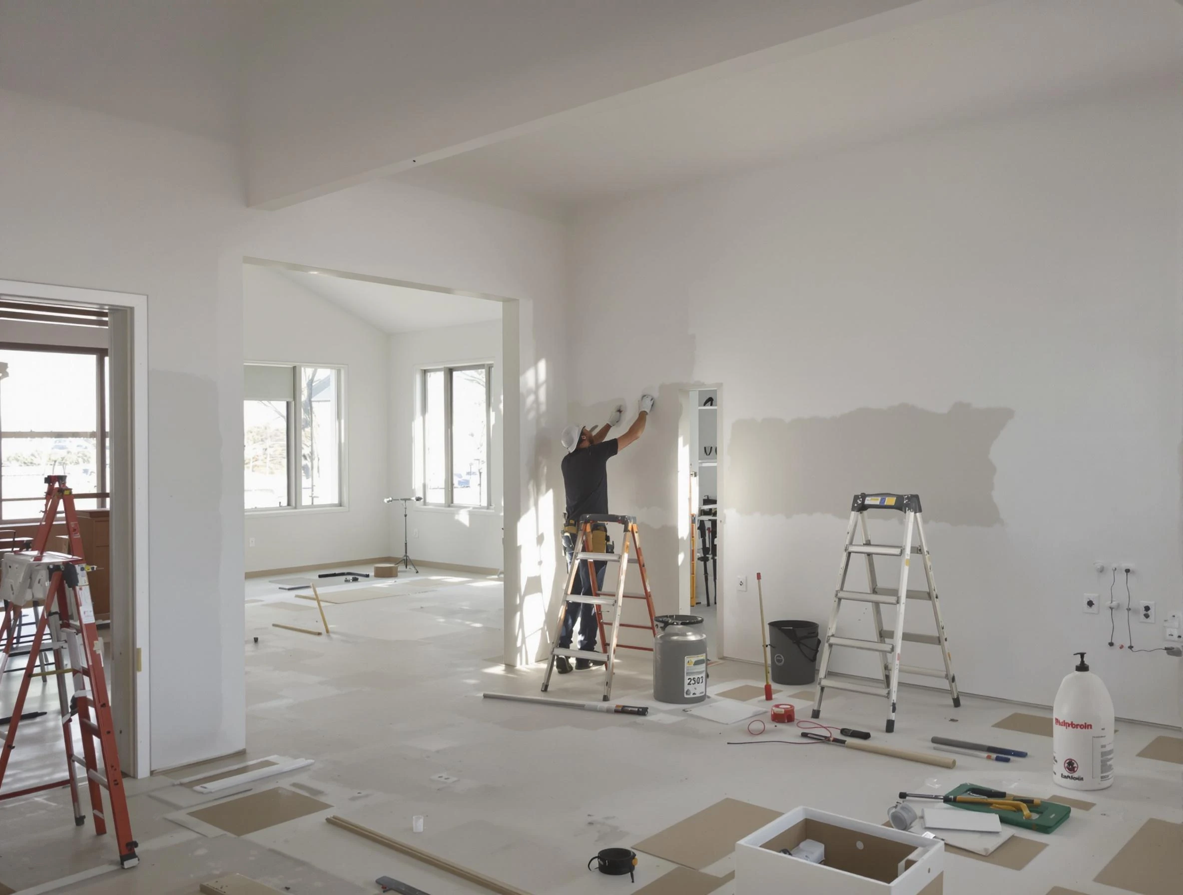 Detailed drywall installation with Gilbert House Painters in Gilbert
